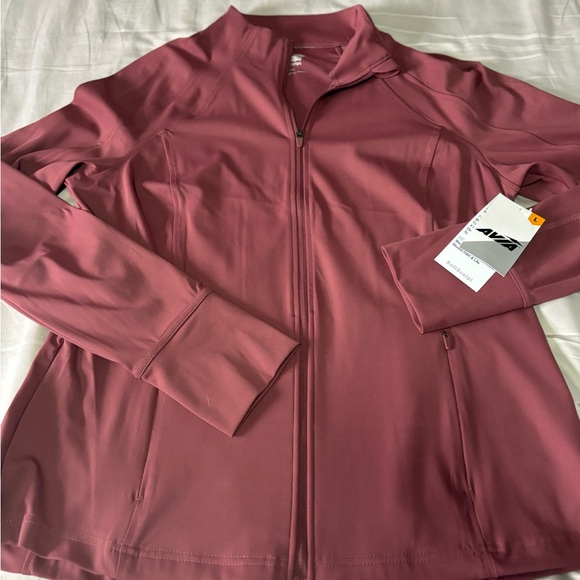 Women's Pink Zip-Up Jacket - Picture 3 of 14